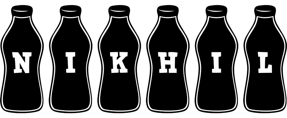 Nikhil bottle logo