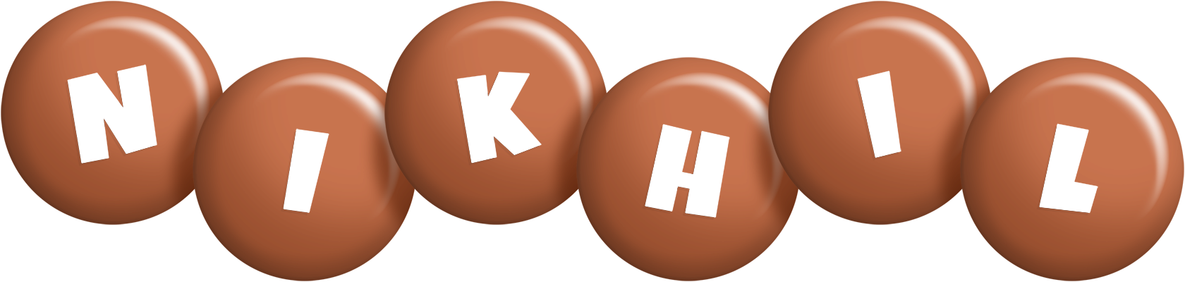 Nikhil candy-brown logo