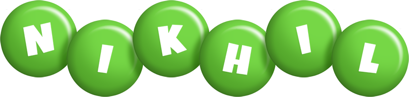 Nikhil candy-green logo