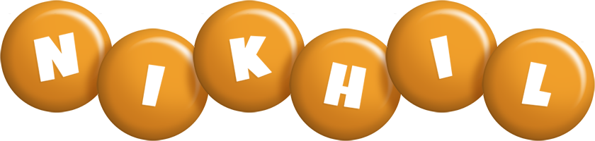 Nikhil candy-orange logo