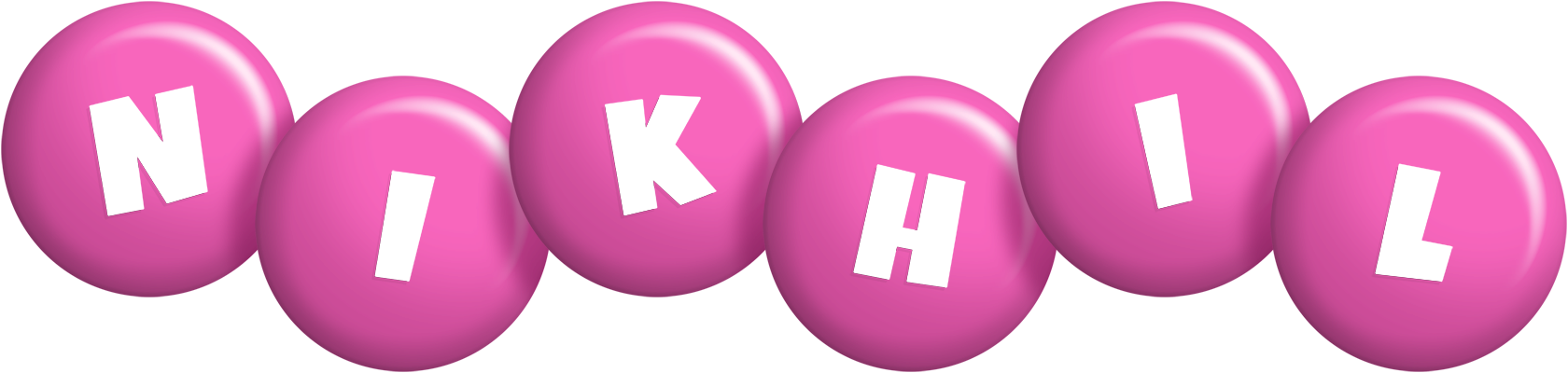 Nikhil candy-pink logo