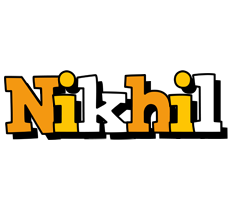 Nikhil cartoon logo