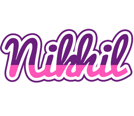 Nikhil cheerful logo