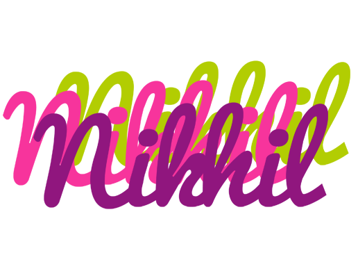 Nikhil flowers logo