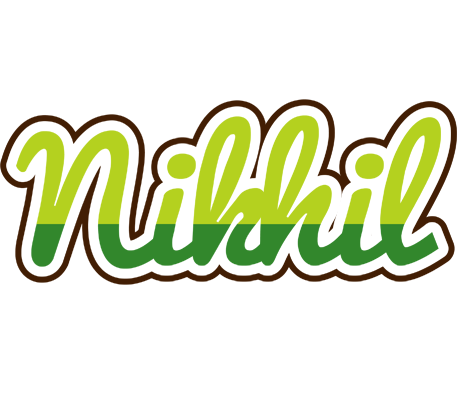 Nikhil golfing logo