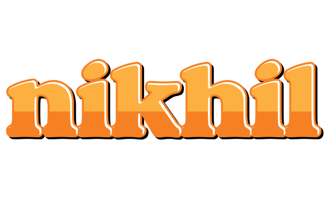 Nikhil orange logo