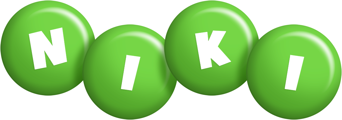 Niki candy-green logo