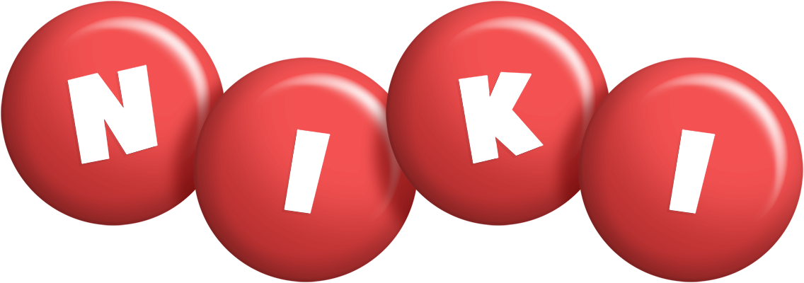 Niki candy-red logo