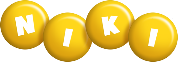 Niki candy-yellow logo