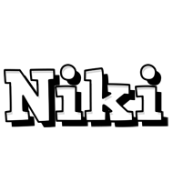 Niki snowing logo