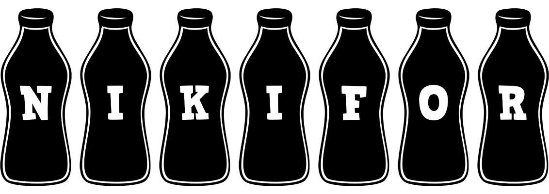 Nikifor bottle logo