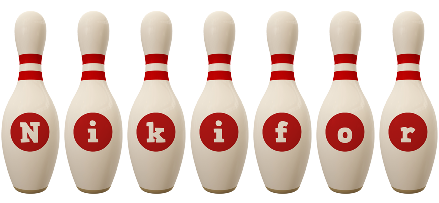 Nikifor bowling-pin logo