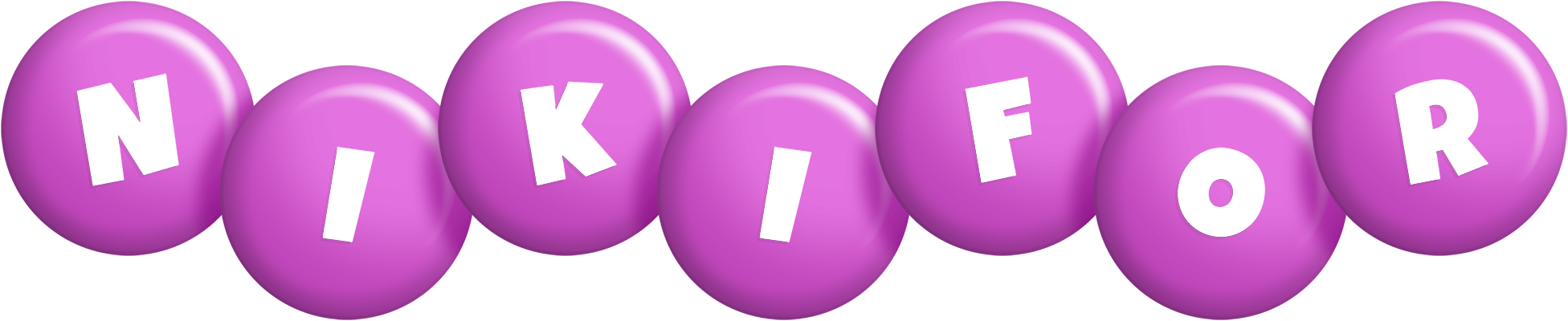 Nikifor candy-purple logo