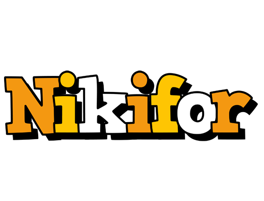 Nikifor cartoon logo
