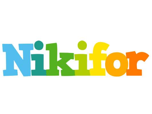 Nikifor rainbows logo