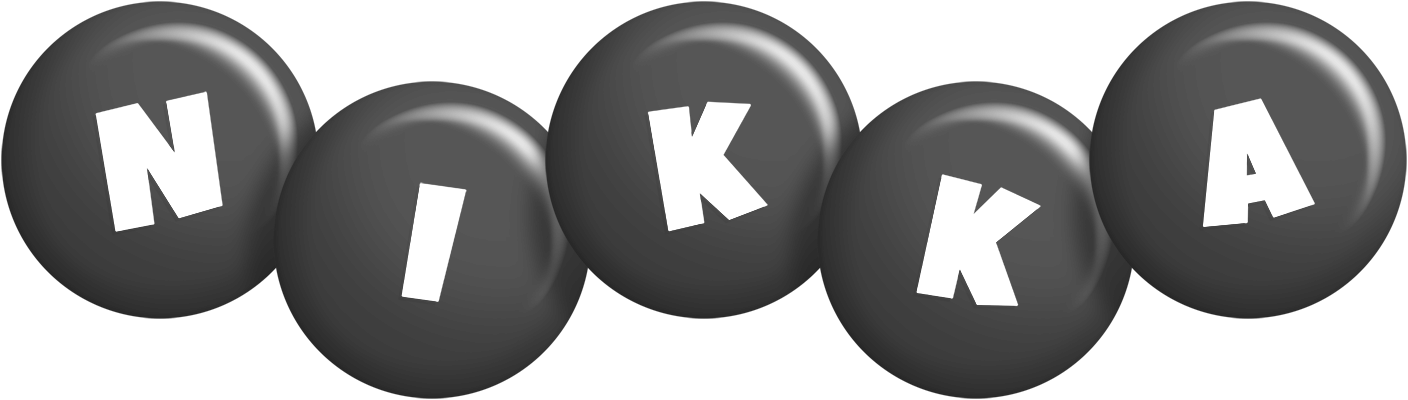 Nikka candy-black logo