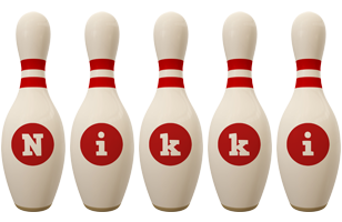 Nikki bowling-pin logo