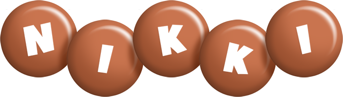 Nikki candy-brown logo