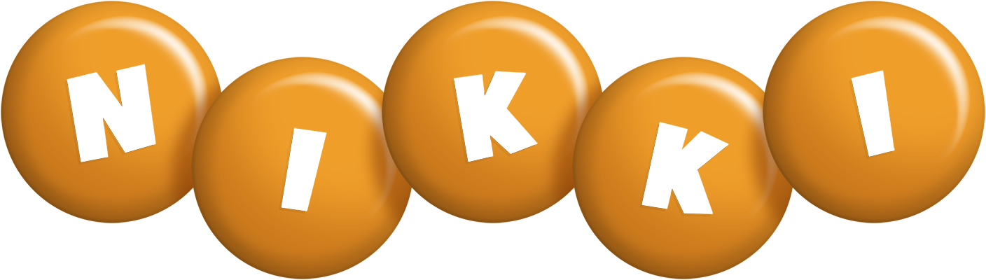 Nikki candy-orange logo
