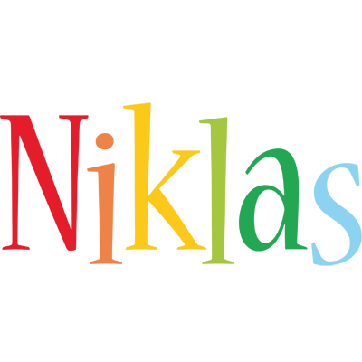 Niklas birthday logo
