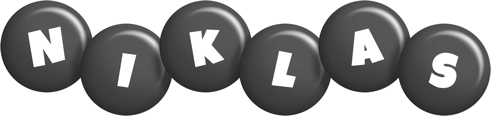 Niklas candy-black logo