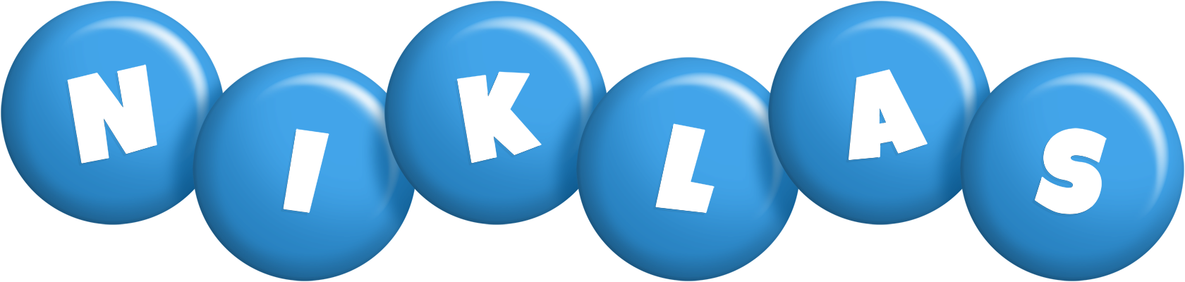 Niklas candy-blue logo