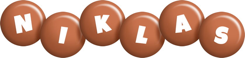 Niklas candy-brown logo