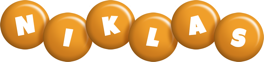 Niklas candy-orange logo