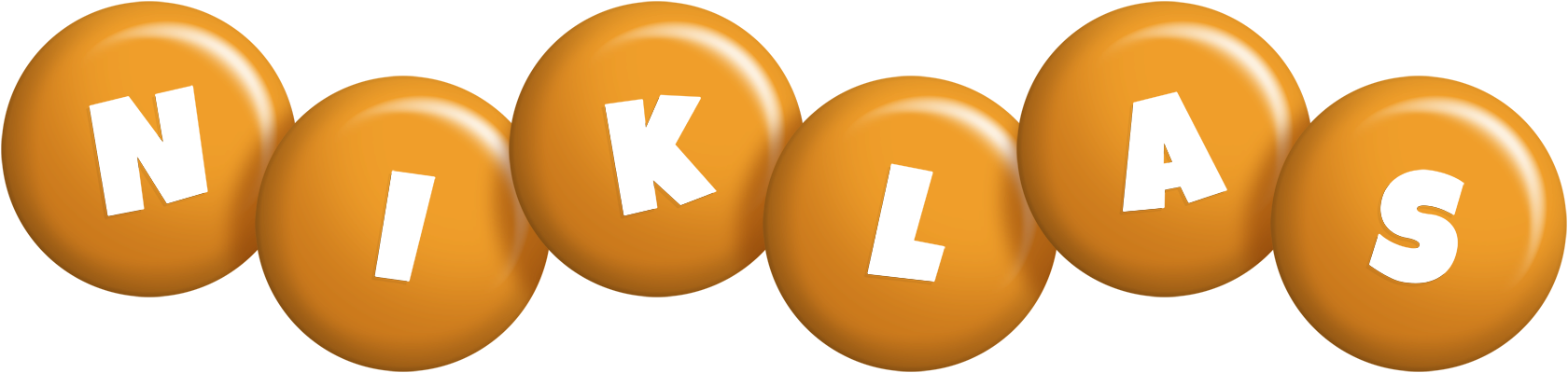 Niklas candy-orange logo