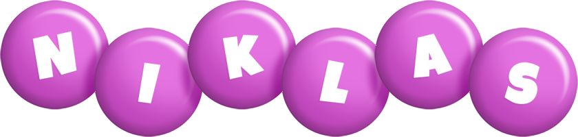 Niklas candy-purple logo