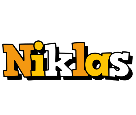 Niklas cartoon logo