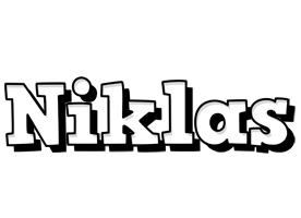 Niklas snowing logo