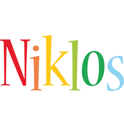 Niklos birthday logo