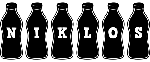 Niklos bottle logo