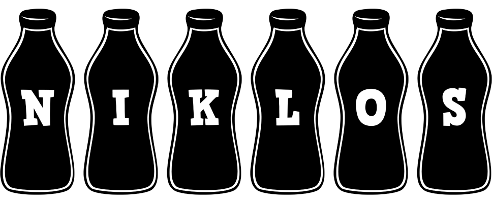 Niklos bottle logo