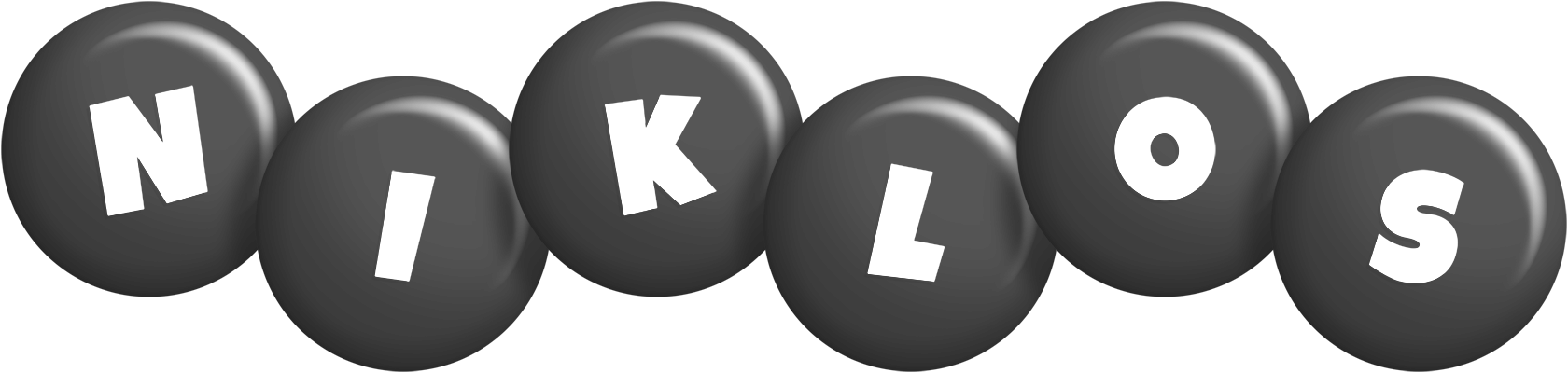 Niklos candy-black logo