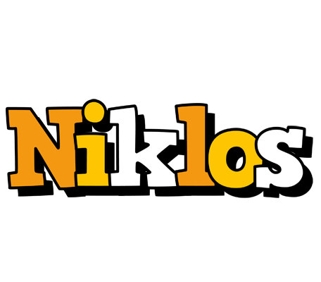Niklos cartoon logo
