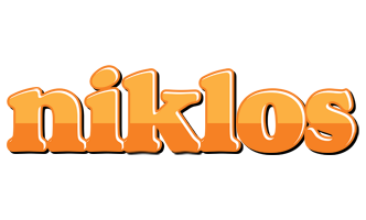 Niklos orange logo