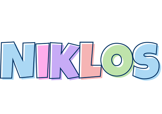 Niklos pastel logo