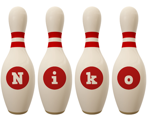 Niko bowling-pin logo