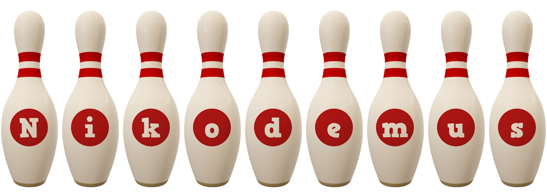 Nikodemus bowling-pin logo
