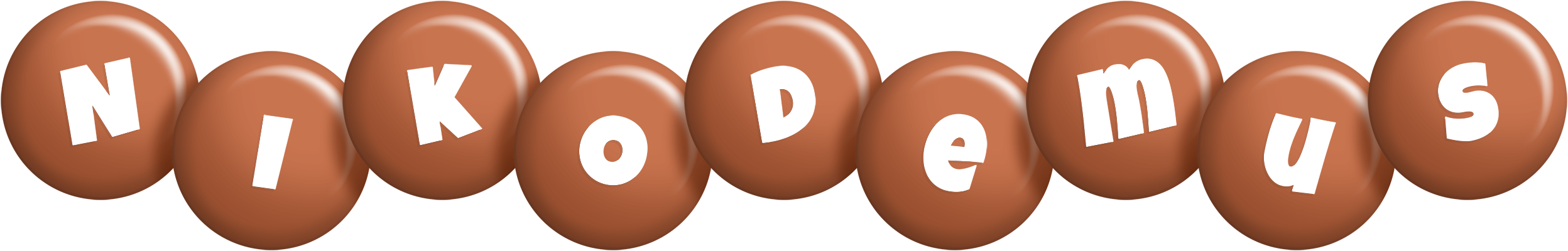 Nikodemus candy-brown logo