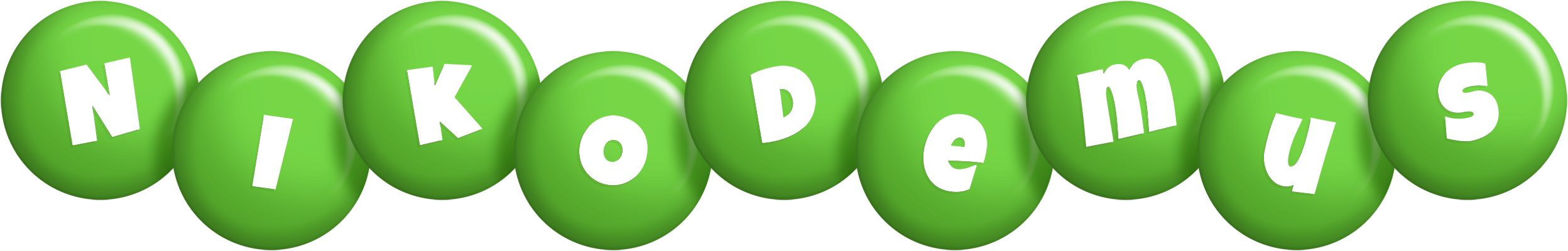 Nikodemus candy-green logo