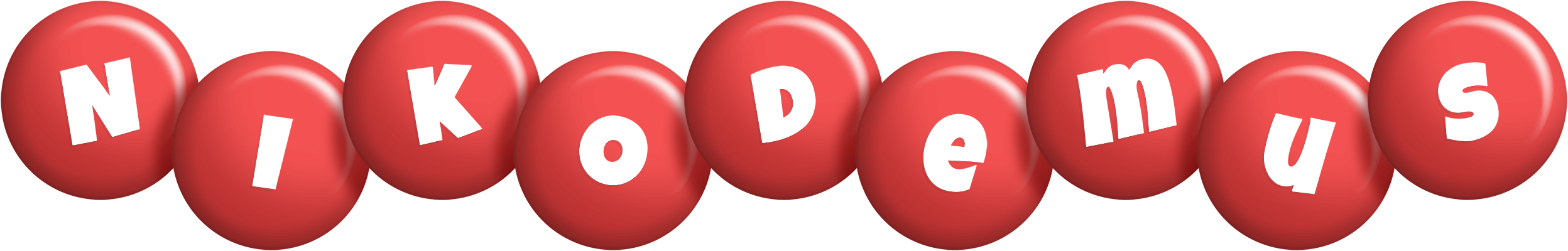Nikodemus candy-red logo