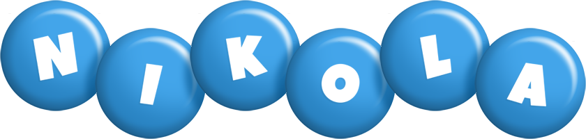 Nikola candy-blue logo