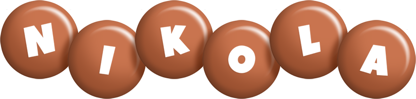 Nikola candy-brown logo