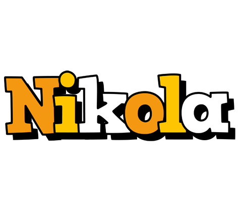 Nikola cartoon logo