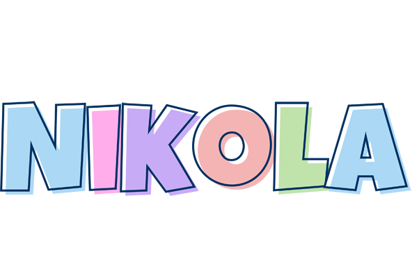 Nikola pastel logo
