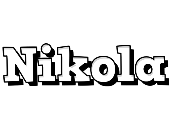 Nikola snowing logo