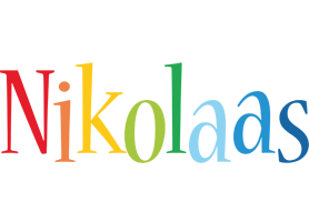 Nikolaas birthday logo